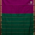 Semi Silk Cotton Sarees – Dark Majenta SASPC37114 - Image 4