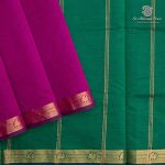Semi Silk Cotton Sarees – Dark Majenta SASPC37114