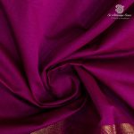 Semi Silk Cotton Sarees – Dark Majenta SASPC37114 - Image 2