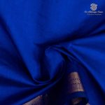 Semi Silk Cotton Sarees – Navy Blue SASPC37116 - Image 2
