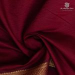 Semi Silk Cotton Sarees – Maroon SASPC37117 - Image 2