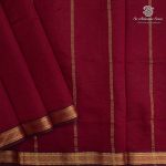 Semi Silk Cotton Sarees – Maroon SASPC37117