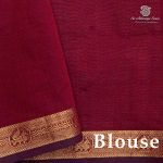Semi Silk Cotton Sarees – Light Grey SASPC37118 - Image 3