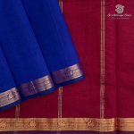 Semi Silk Cotton Sarees – Royal Blue SASPC37120