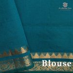 Semi Silk Cotton Sarees – Dual Shade Burgundy SASPC37123 - Image 3