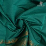 Semi Silk Cotton Sarees – Sea Green SASPC37127 - Image 2
