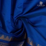 Semi Silk Cotton Sarees – MS Blue SASPC37128 - Image 2