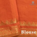 Semi Silk Cotton Sarees – Dual Shade Dusty Pink SASPC37130 - Image 3