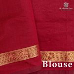 Semi Silk Cotton Sarees – Dusky Rose SASPC37131 - Image 3