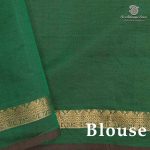 Semi Silk Cotton Sarees – Orange SASPC37132 - Image 3