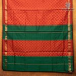 Semi Silk Cotton Sarees – Orange SASPC37132 - Image 4