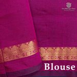 Semi Silk Cotton Sarees – Teal Green SASPC37134 - Image 3