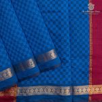 Semi Silk Cotton Sarees – Persian Blue SASPC37136
