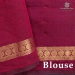 Semi Silk Cotton Sarees – Persian Blue SASPC37136 - Image 3
