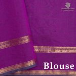 Semi Silk Cotton Sarees – Dual shade Grey SASPC37141 - Image 3