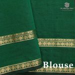 Semi Silk Cotton Sarees – Dark Maroon SASPC37142 - Image 3