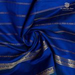 Semi Silk Cotton Sarees – Royal Blue SASPC37143 - Image 2