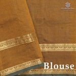 Semi Silk Cotton Sarees – Royal Blue SASPC37143 - Image 3