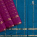 Semi Silk Cotton Sarees – Dark Majenta SASPC37145