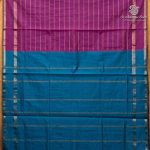 Semi Silk Cotton Sarees – Dark Majenta SASPC37145 - Image 4