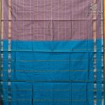 Semi Silk Cotton Sarees – Dual Shade Blue and Pink SASPC37146 - Image 4