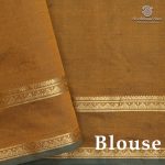 Semi Silk Cotton Sarees – Leaf Green SASPC37149 - Image 3