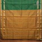 Semi Silk Cotton Sarees – Leaf Green SASPC37149 - Image 4