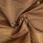 Semi Silk Cotton Sarees – Dark Beige SASPC37150 - Image 2