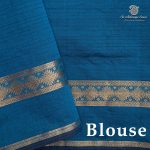 Semi Silk Cotton Sarees – Dark Grey SASPC37151 - Image 3