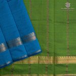 Semi Silk Cotton Sarees – Cerulean Blue SASPC37152