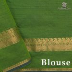 Semi Silk Cotton Sarees – Cerulean Blue SASPC37152 - Image 3