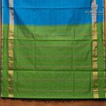 Semi Silk Cotton Sarees – Cerulean Blue SASPC37152 - Image 4