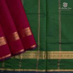 Semi Silk Cotton Sarees – Dual Shade Burgundy SASPC37153