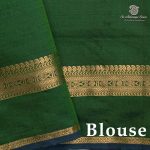 Semi Silk Cotton Sarees – Dual Shade Burgundy SASPC37153 - Image 3