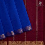 10 Yards Semi Silk Cotton Sarees – MS Blue SASPT0037158