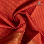 10 Yards Semi Silk Cotton Sarees – Orange SASPT0037161 - Image 2