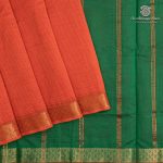 10 Yards Semi Silk Cotton Sarees – Orange SASPT0037161