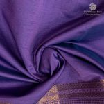 10 Yards Semi Silk Cotton Sarees – Dark Lilac SASPT0037163 - Image 2