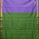 10 Yards Semi Silk Cotton Sarees – Dark Lilac SASPT0037163 - Image 3