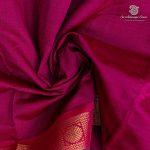 10 Yards Semi Silk Cotton Sarees – Dark Majenta SASPT0037164 - Image 2