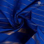 10 Yards Semi Silk Cotton Sarees – Royal Blue SASPT0037165 - Image 2