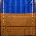 10 Yards Semi Silk Cotton Sarees – Royal Blue SASPT0037165 - Image 3