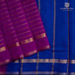 10 Yards Semi Silk Cotton Sarees – Vivid Purple SASPT0037166