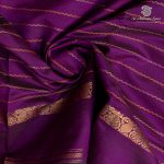 10 Yards Semi Silk Cotton Sarees – Vivid Purple SASPT0037168 - Image 2