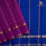 10 Yards Semi Silk Cotton Sarees – Vivid Purple SASPT0037168