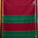 10 Yards Semi Silk Cotton Sarees – Maroon SASPT0037170 - Image 3