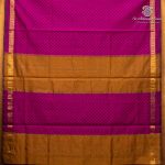 10 Yards Semi Silk Cotton Sarees – Rani Pink SASPT0037172 - Image 3