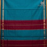 10 Yards Semi Silk Cotton Sarees – Teal Green SASPT0037174 - Image 3