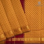 10 Yards Semi Silk Cotton Sarees – Mustard Yellow SASPT0037175