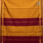 10 Yards Semi Silk Cotton Sarees – Mustard Yellow SASPT0037175 - Image 3